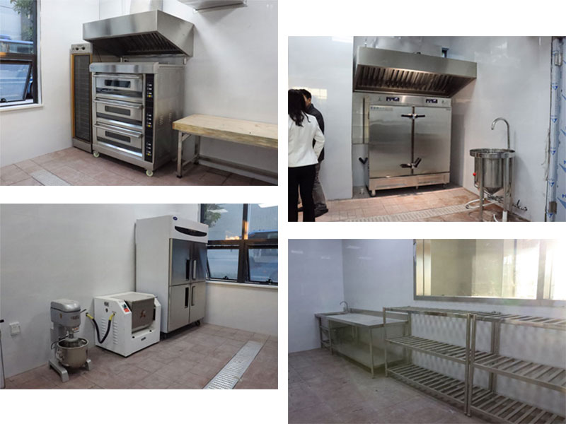 广州新莱福食堂厨房工程施工现场-厨房设备