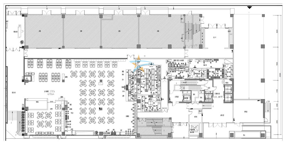 中晟卡莱顿大酒店厨房工程设计图