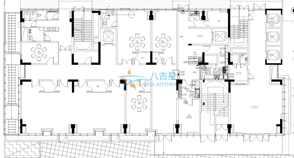京广协同创新中心首层厨房工程设计图